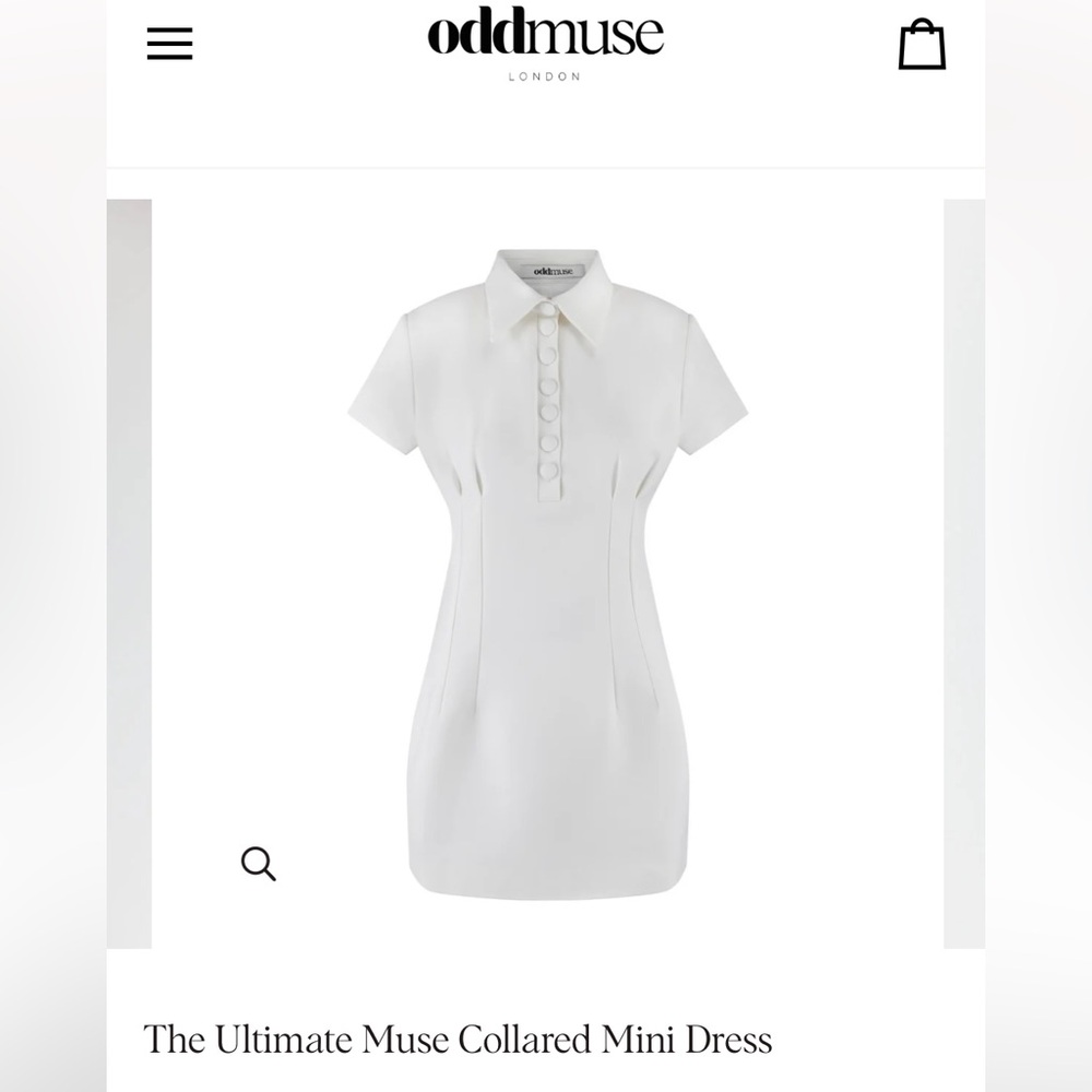 The Ultimate Muse Collared Mini Dress by Odd Muse
